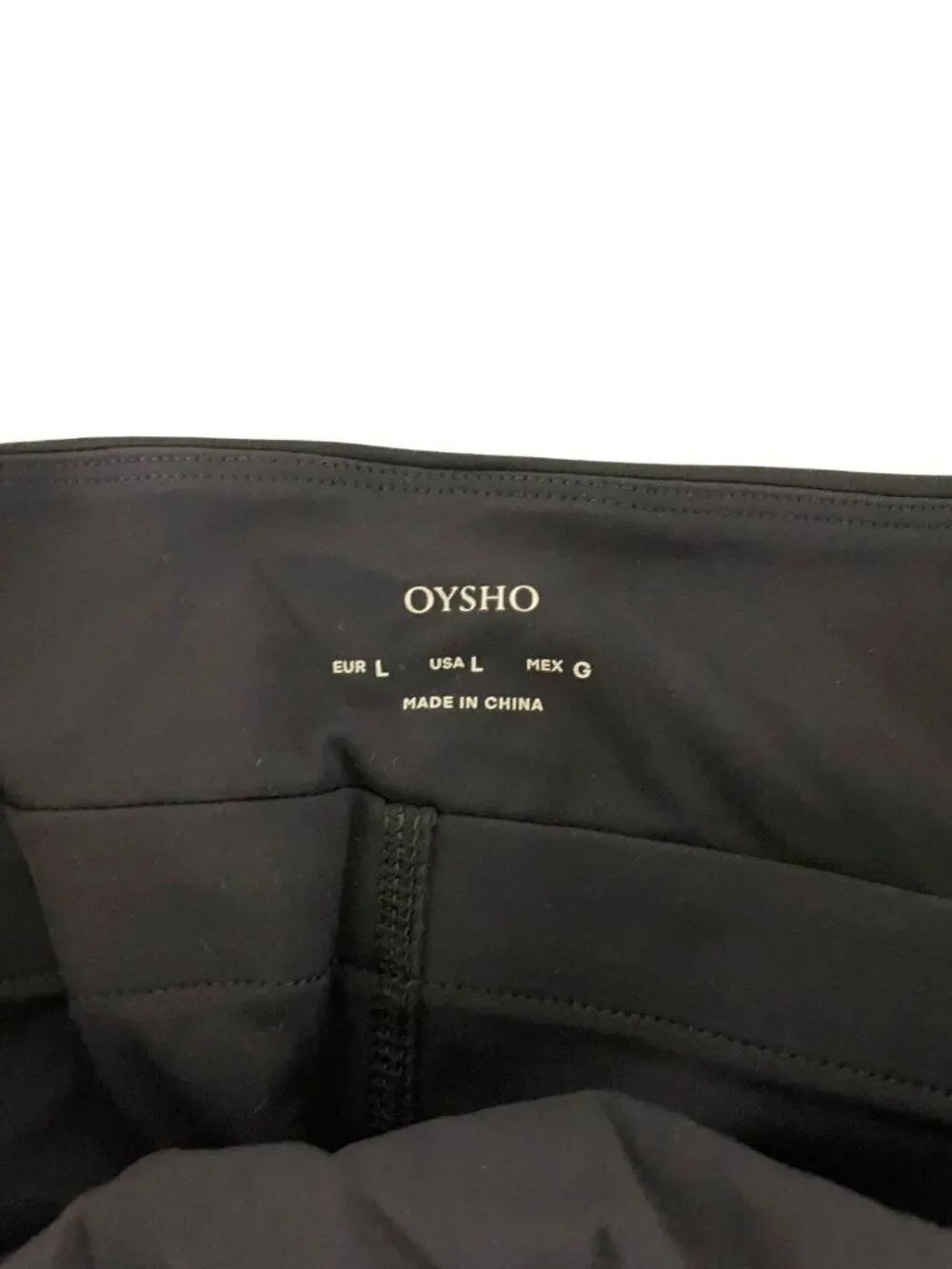 Oysho Womens Tank mini Dress romper shorts L Black Sports Compression NWOT - Picture 8 of 11